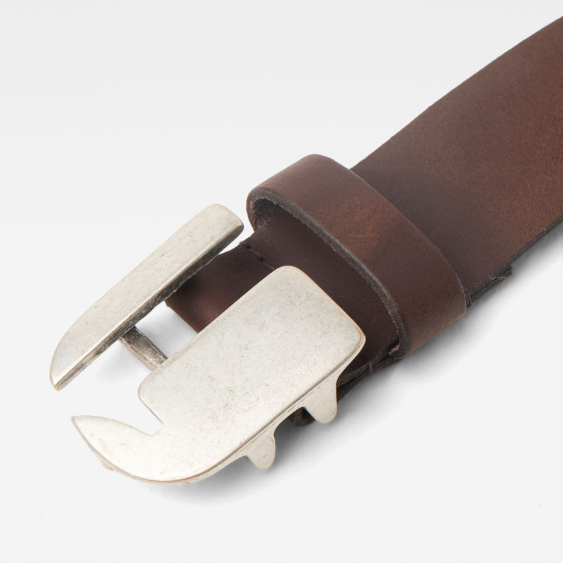 G-Star RAW® Rikku Logo Pin Belt detail shot buckle