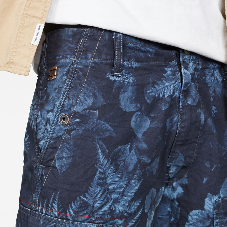 G-Star RAW® Axler Relaxed Short Donkerblauw detail shot