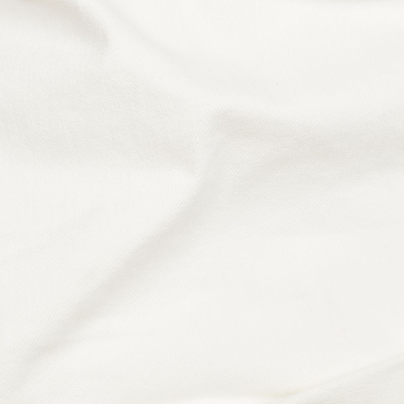 G-Star RAW® 3301 Denim Shorts Weiß fabric shot