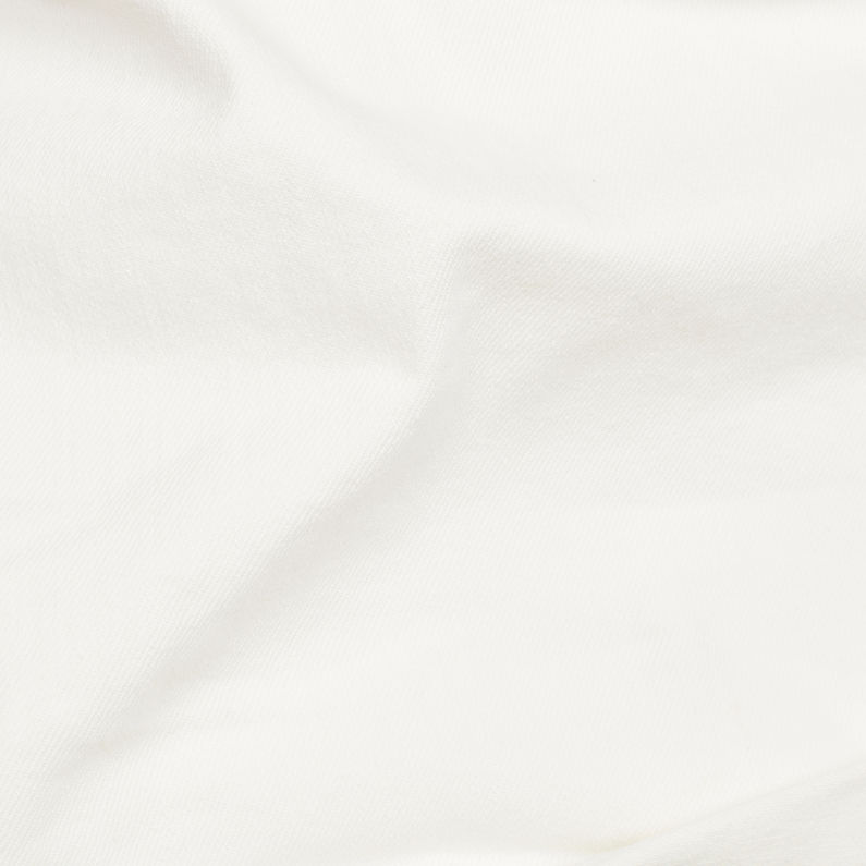 G-Star RAW® 3301 Short Weiß fabric shot