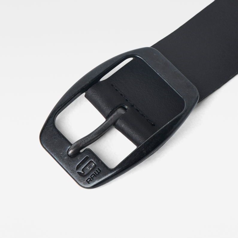 G-Star RAW® Ladd Belt Noir detail shot buckle