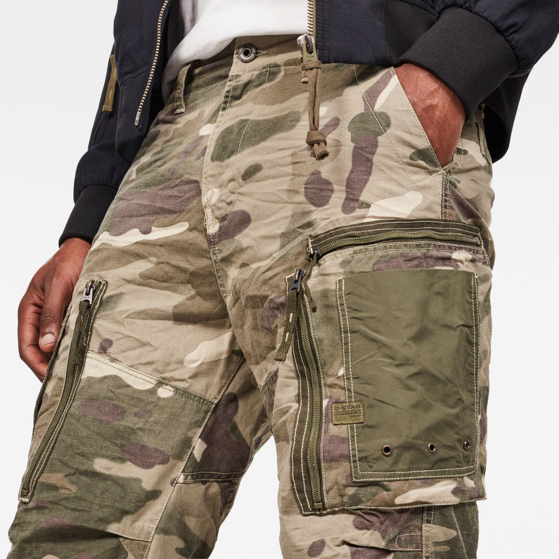 G-Star RAW® Arris Straight Tapered Pants Green detail shot