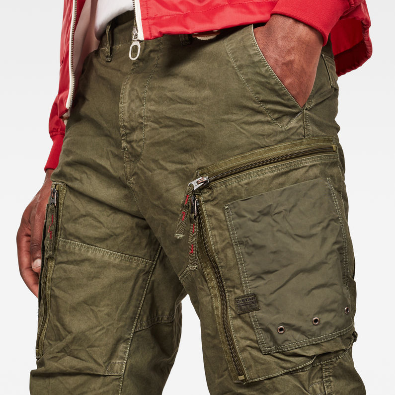 G-Star RAW® Arris Straight Tapered Pant Green detail shot
