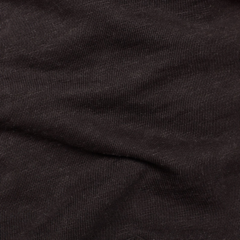 G-Star RAW® Bolt Graphic Sweatshort Black fabric shot