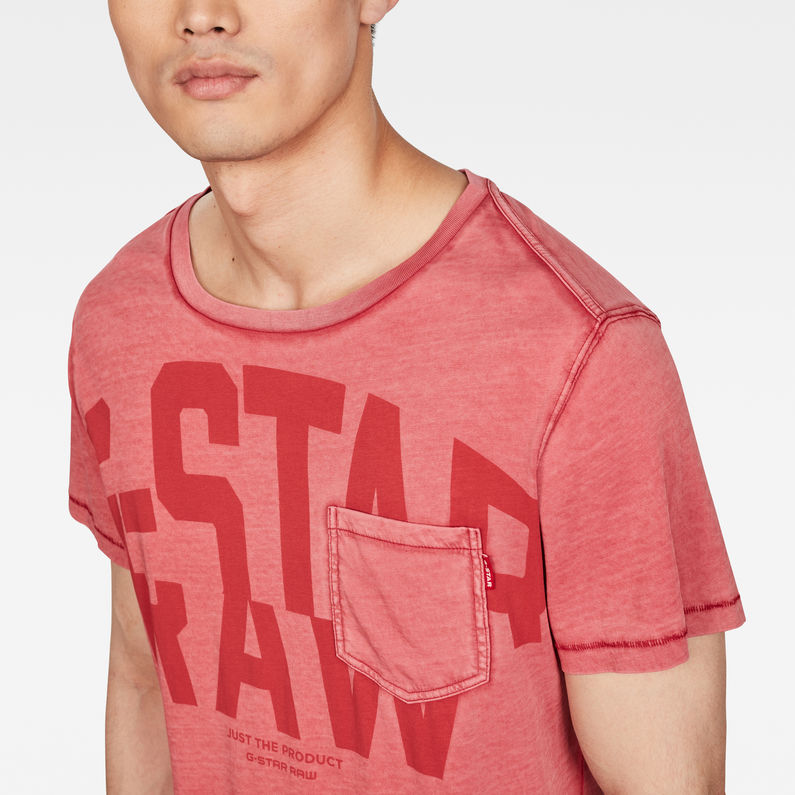 G-Star RAW® Graphic 15 T-Shirt Rot detail shot