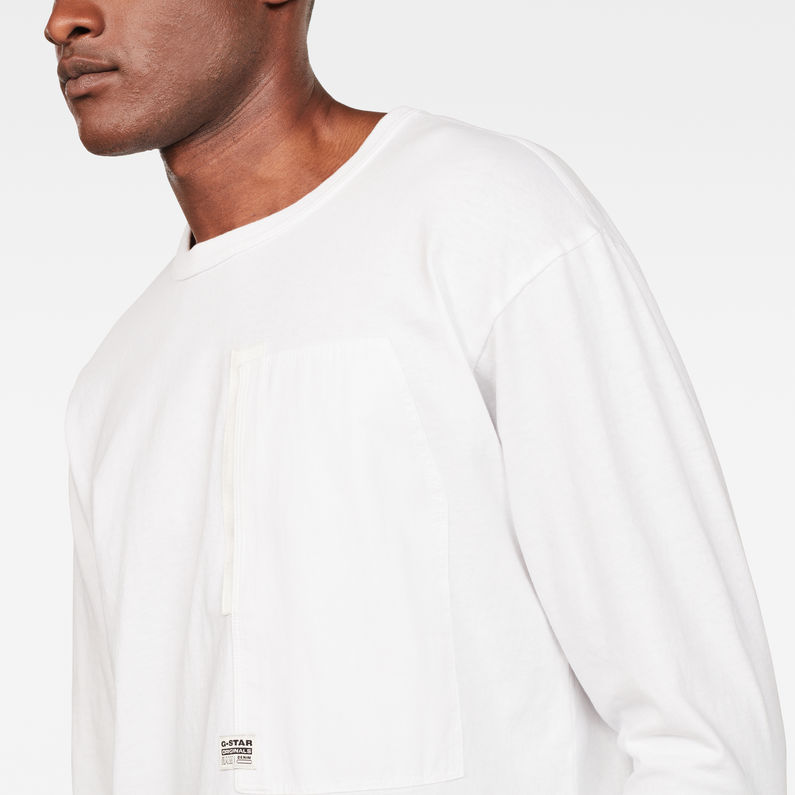 G-Star RAW® Dommic Arris T-Shirt White detail shot
