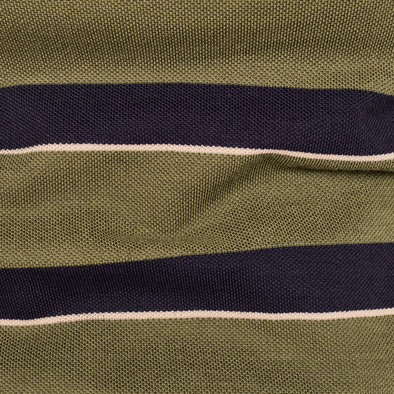 G-Star RAW® Polo Halite  Verde fabric shot