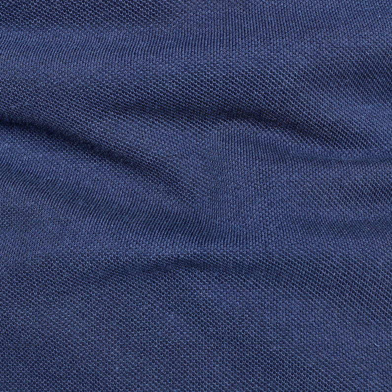 G-Star RAW® MAXRAW II Slim Polo Dark blue fabric shot