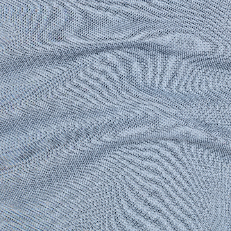 G-Star RAW® Polo MAXRAW II Slim Azul intermedio fabric shot