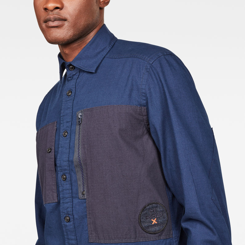 G-Star RAW® MAXRAW II Powel Slim Hemd Dunkelblau