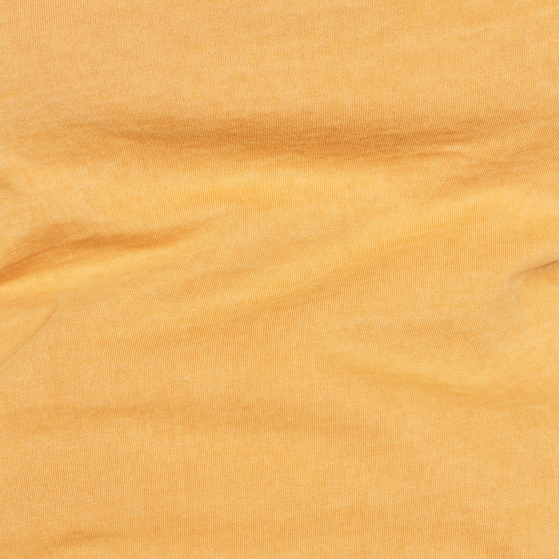 G-Star RAW® Graphic 15 T-Shirt Gelb fabric shot