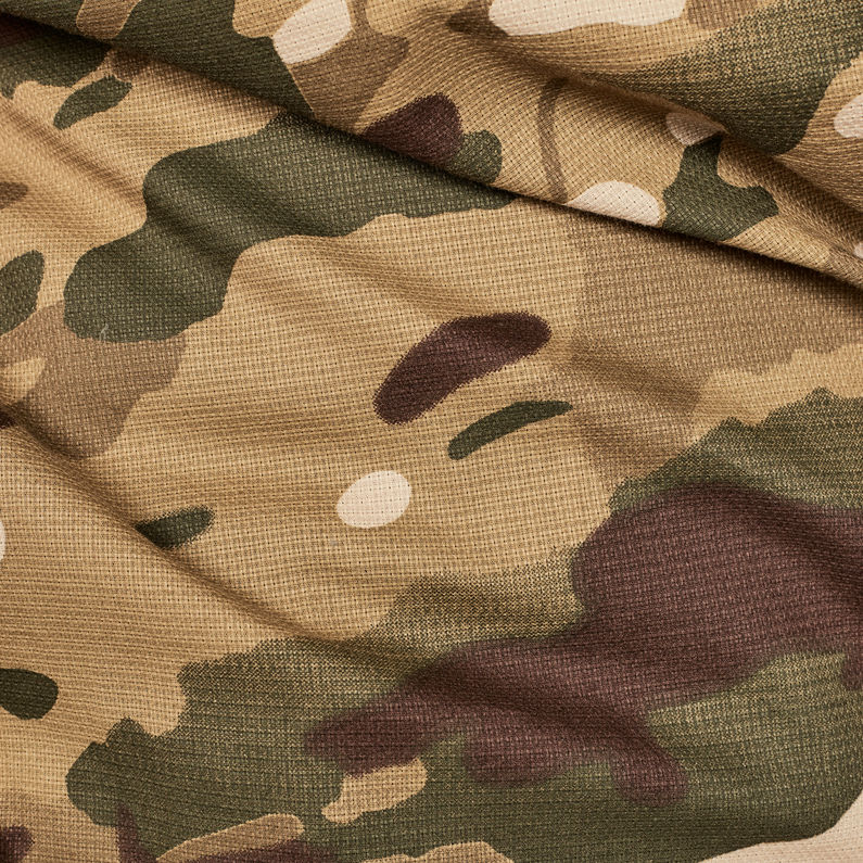 G-STAR® Bolt Zip Bomber Green fabric shot