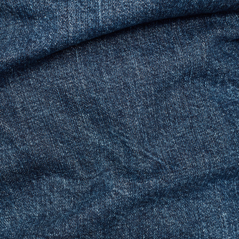 G-Star RAW® 3301 Badges Slim Jacke Mittelblau fabric shot