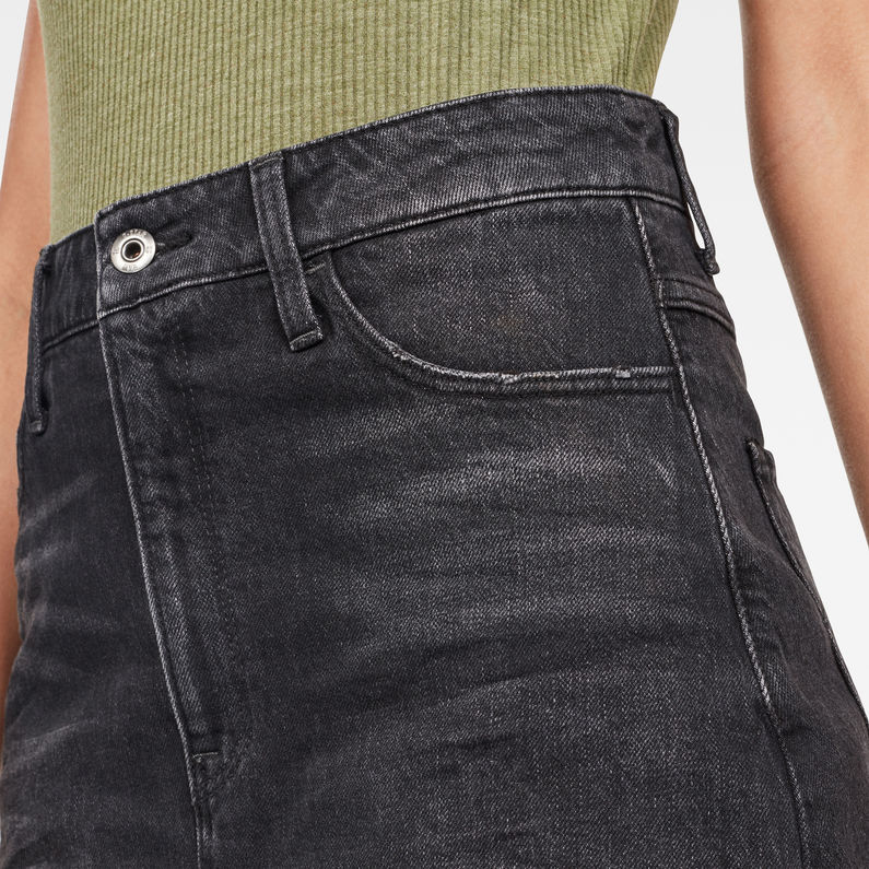 G-Star RAW® 3301 Skirt Grey detail shot buckle