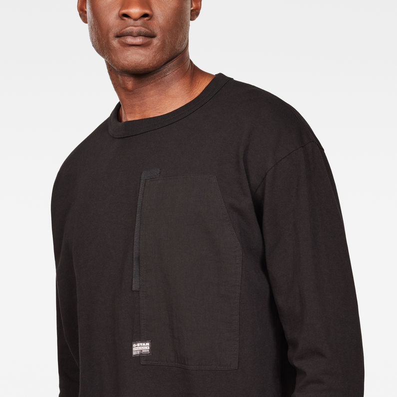 G-Star RAW® Dommic Arris T-Shirt Black detail shot