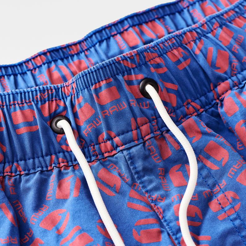 G-Star RAW® Dirik Swim Short Medium blue detail shot