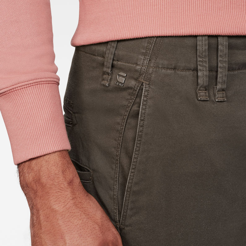 G-Star RAW® Vetar Slim Chino Gris detail shot