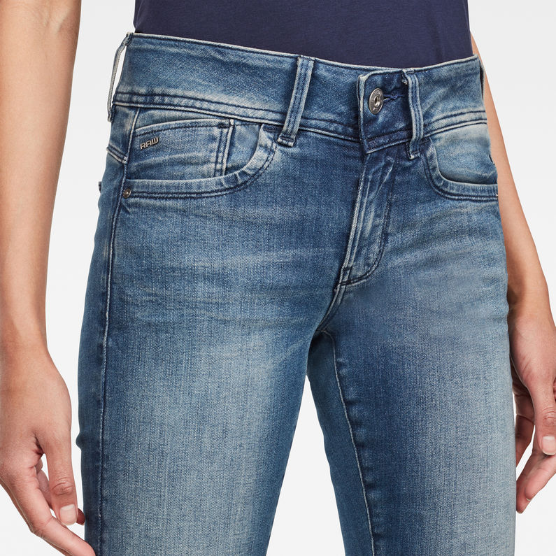 G-Star RAW® Lynn Mid Waist Skinny Jeans Mittelblau