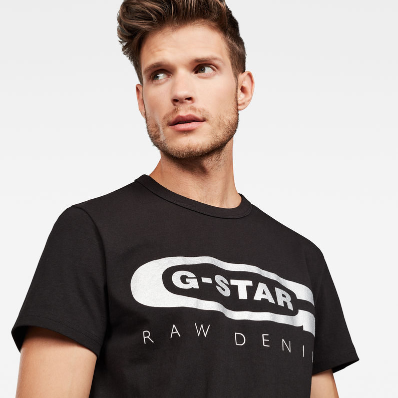G-Star RAW® Clar T-Shirt Black detail shot