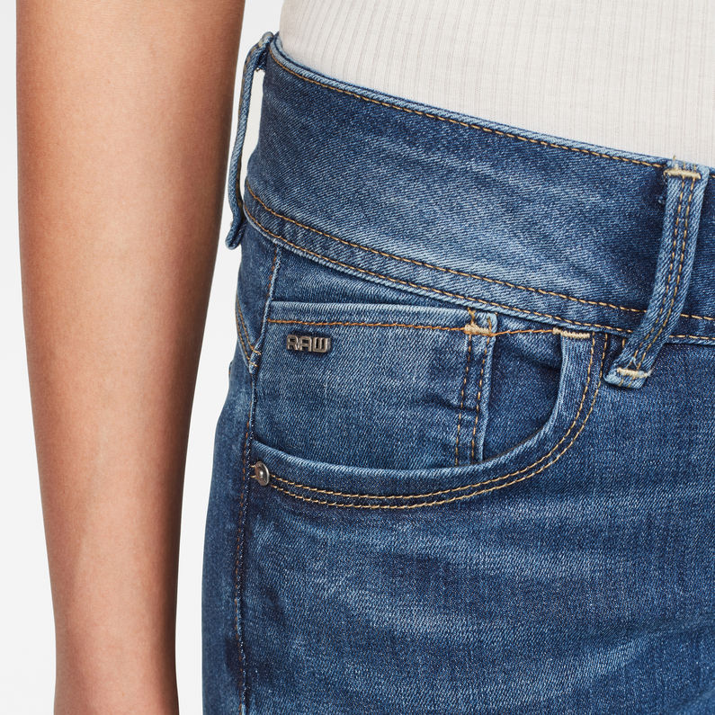 G-Star RAW® Lynn Super Skinny Jeans Mittelblau detail shot