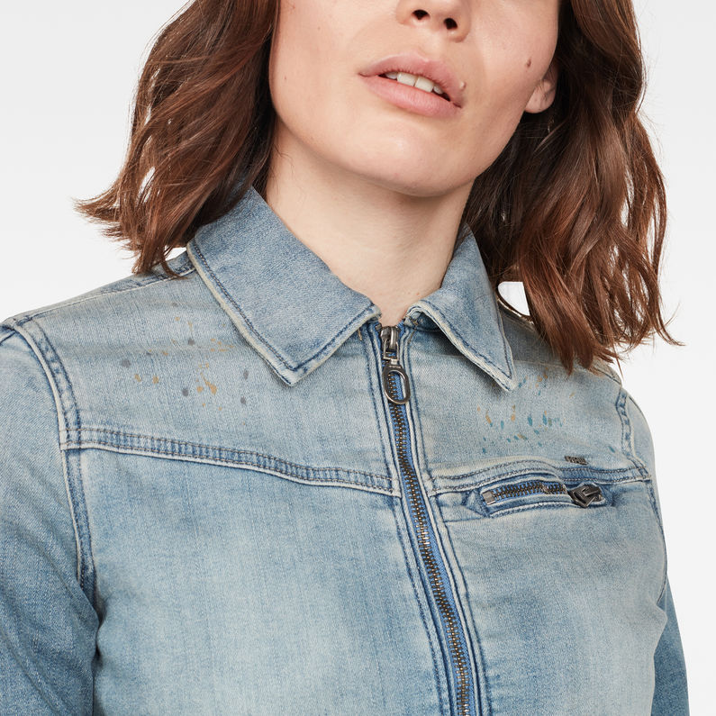 G-Star RAW® Chaqueta 5621 Slim Azul claro detail shot