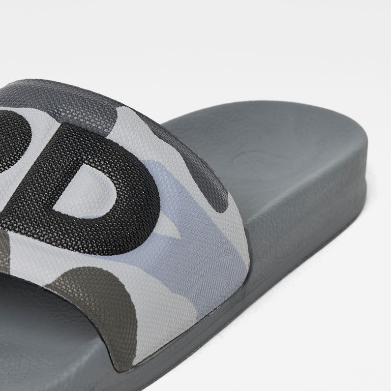 G-Star RAW® Cart Camo GSRD Slide Green detail