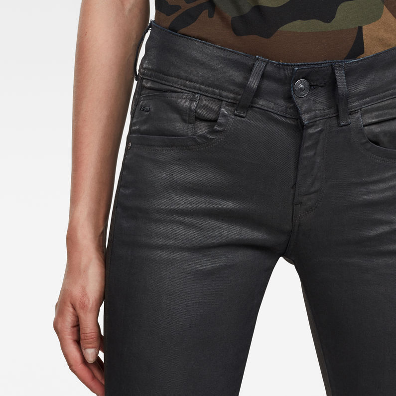 G-STAR® Lynn Mid Waist Skinny Jeans Zwart