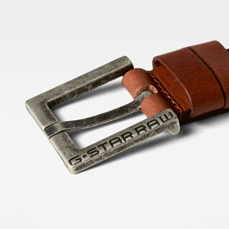 G-Star RAW® AB Straight T-Shirt Marrón detail shot buckle