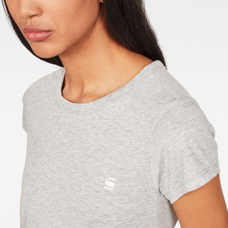 G-Star RAW® Eyben Slim T-Shirt Grey detail shot
