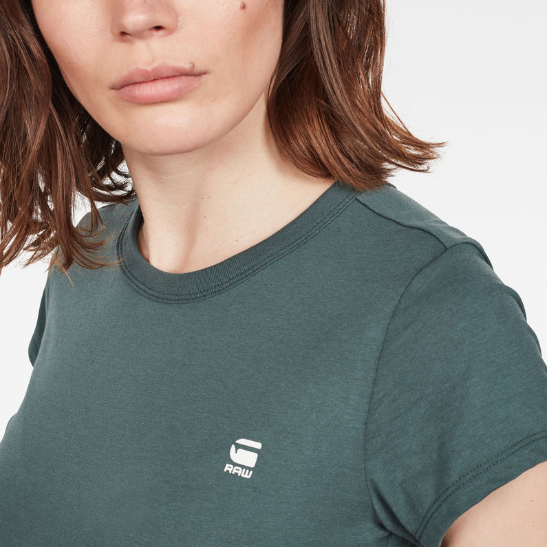 G-Star RAW® Eyben Slim Top Grün detail shot
