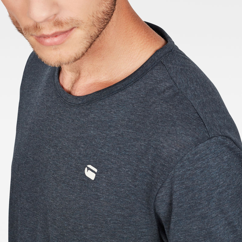 G-Star RAW® Basic S T-Shirt Medium blue detail shot
