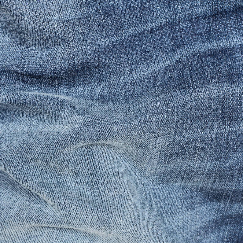 G-Star RAW® 3301 Slim Short Mittelblau fabric shot