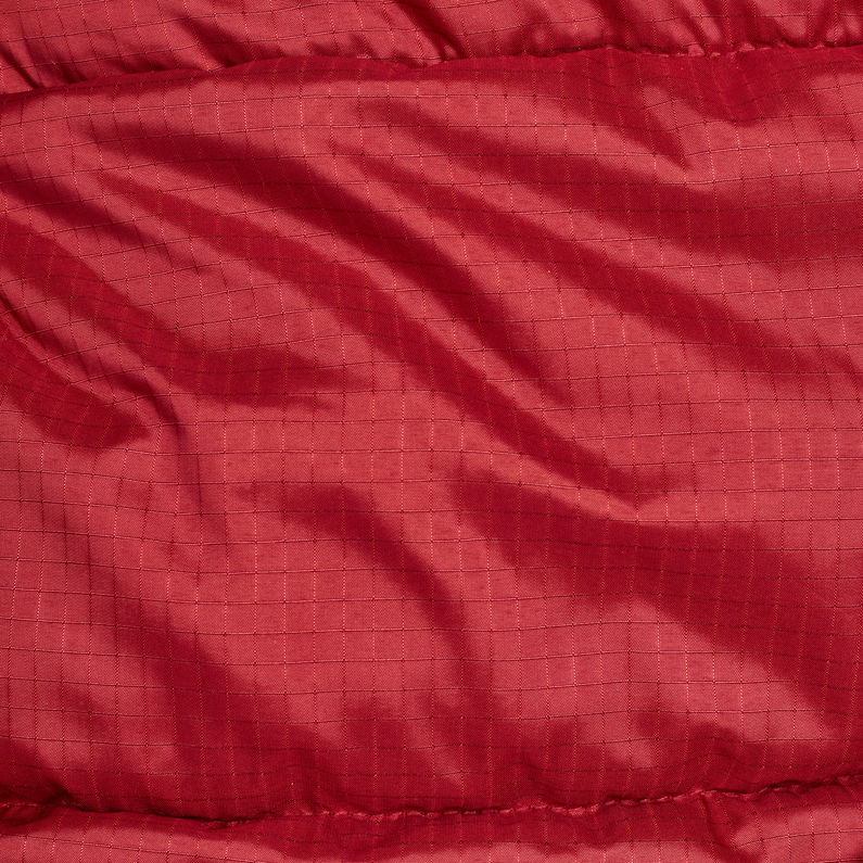 G-Star RAW® Surchemise Meefic Sundu Quilted Rouge fabric shot