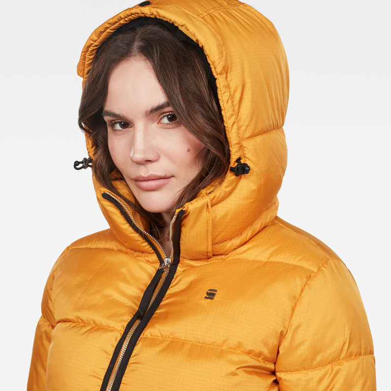 G-Star RAW® Surchemise Meefic Sundu Quilted Jaune detail shot