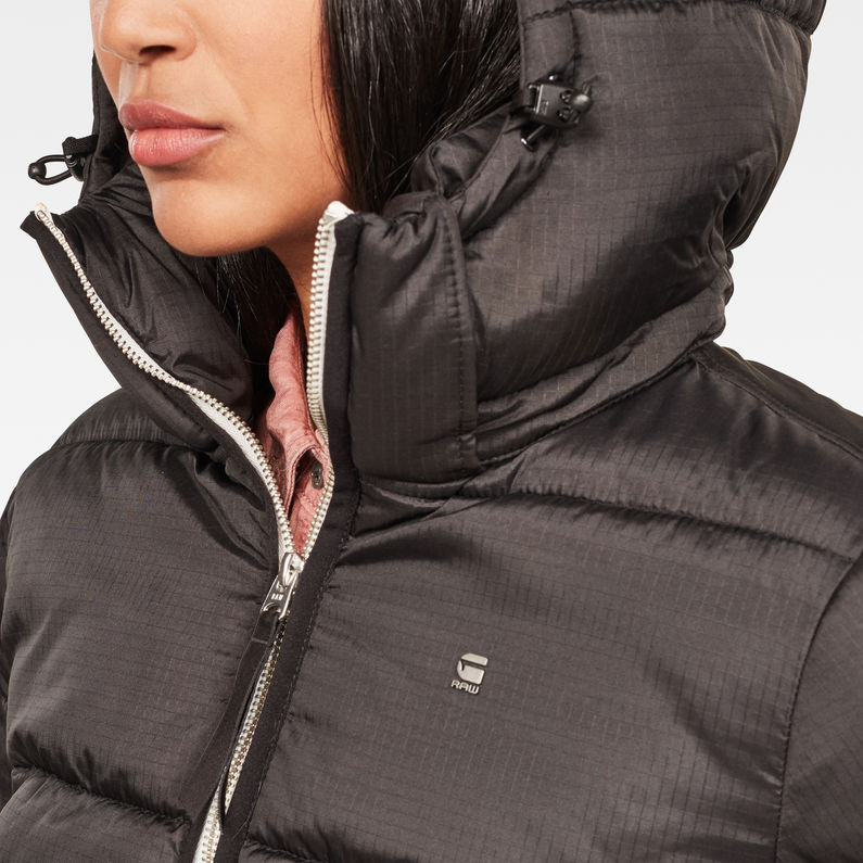 G-Star RAW® Surchemise Meefic Sundu Quilted Gris detail shot