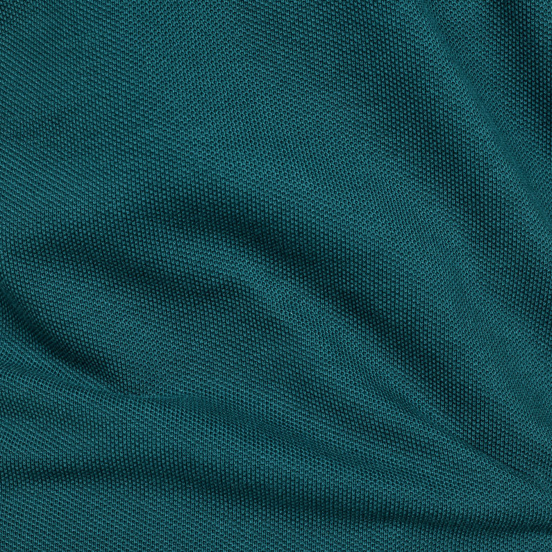 G-Star RAW® Polo Dunda Slim Stripe Vert fabric shot