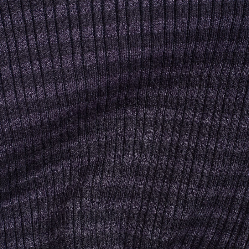 G-Star RAW® Camiseta Silber Knit Azul oscuro fabric shot