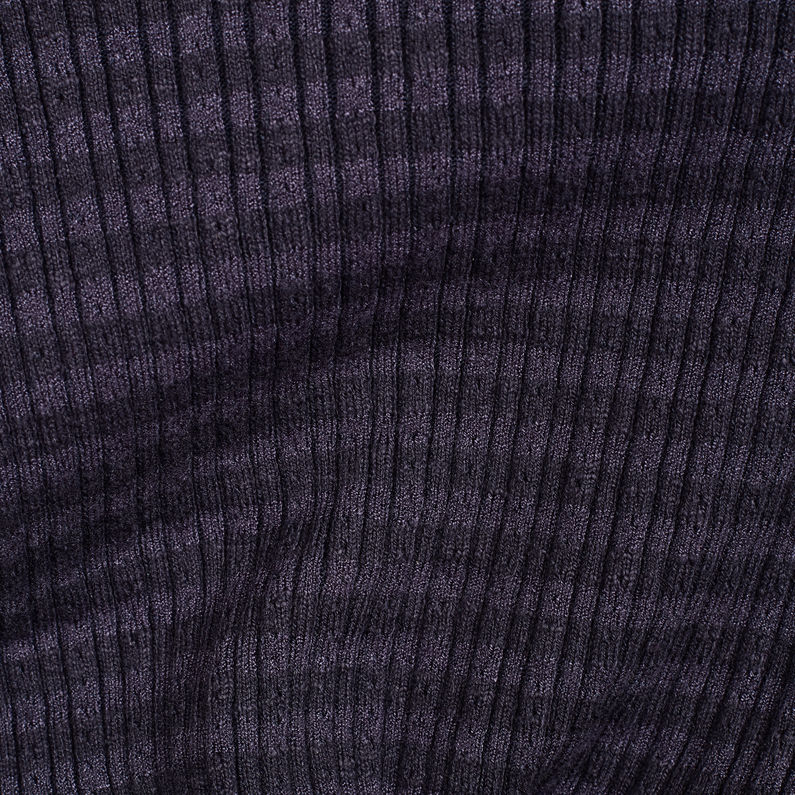 G-Star RAW® Silber Knit Sweater Donkerblauw fabric shot