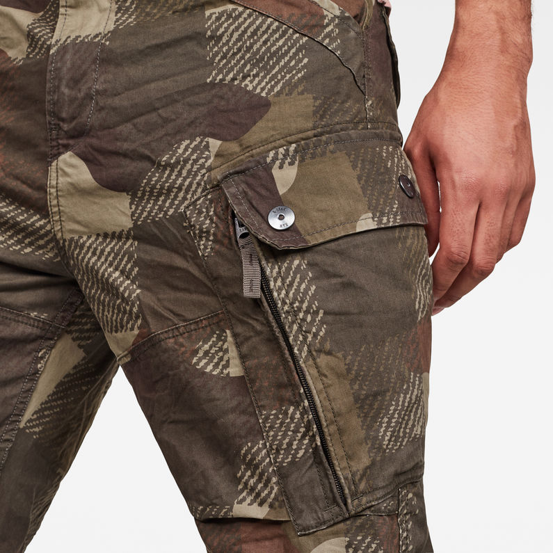G-Star RAW® Pantalon Roxic Cargo Allover Printed Vert detail shot