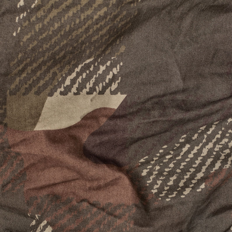 G-STAR® Roxic Cargo Allover Printed Hose Grün fabric shot