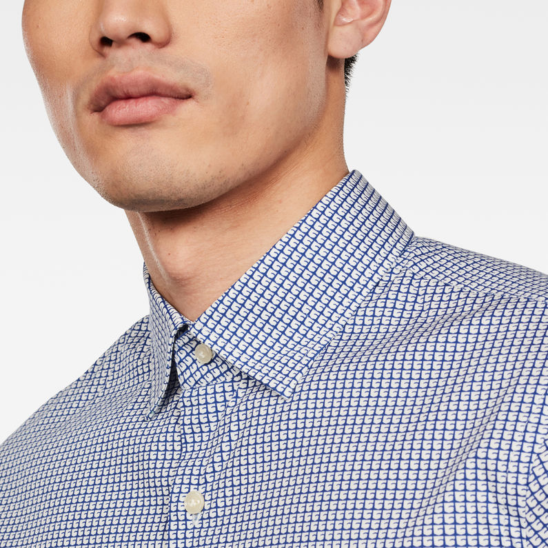 G-Star RAW® Core Super Slim Shirt Dark blue detail shot