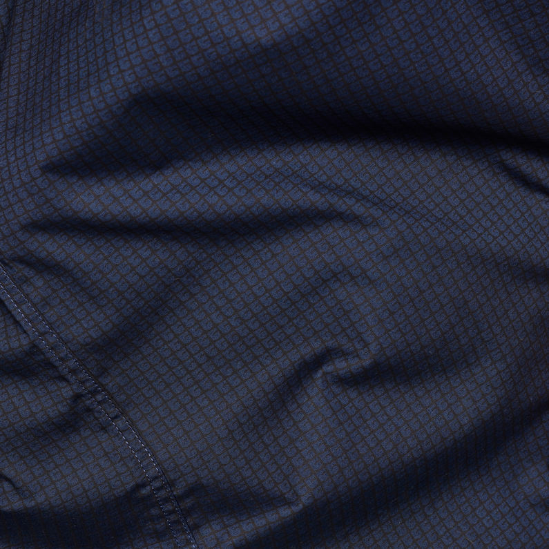 G-Star RAW® Chemise Core Super Slim Bleu foncé fabric shot