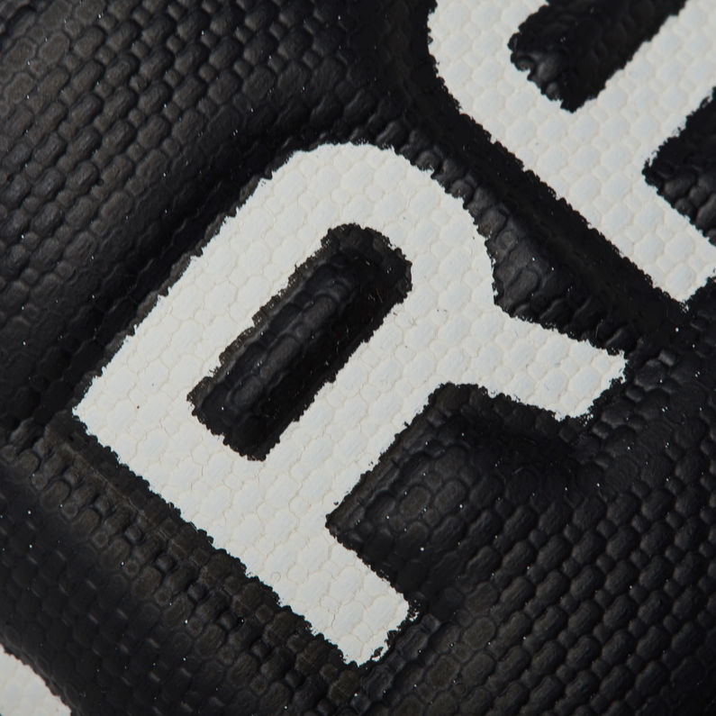 G-Star RAW® Cart Slide III Sandals Black fabric shot