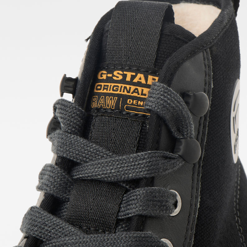 G-STAR® Parta II Mid Winter Sneakers Zwart detail