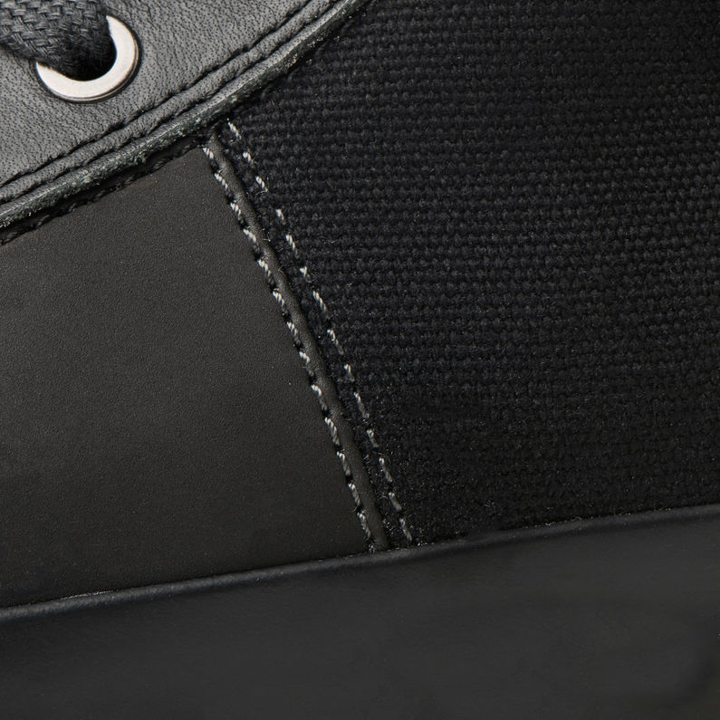 G-Star RAW® Parta II Mid Winter Sneakers Black fabric shot