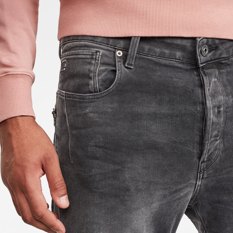 G-Star RAW® Tobog 3D Relaxed Tapered Jeans Grey detail shot