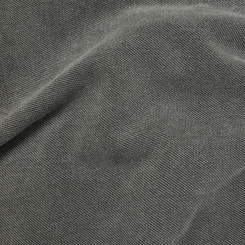 G-Star RAW® Polo Halite Gris fabric shot