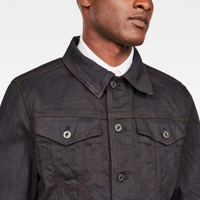 G-STAR® D-Staq Slim Jacket Black detail shot