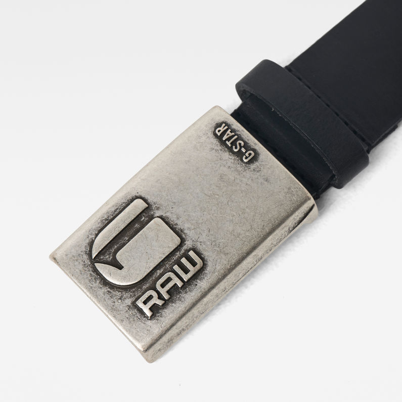 G-STAR® Grizzer Pin Gürtel Schwarz detail shot buckle