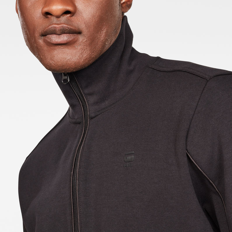 G-Star RAW® Lanc Tracktop Sweater Zwart detail shot